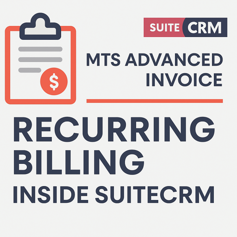 suitecrm recurring invoice