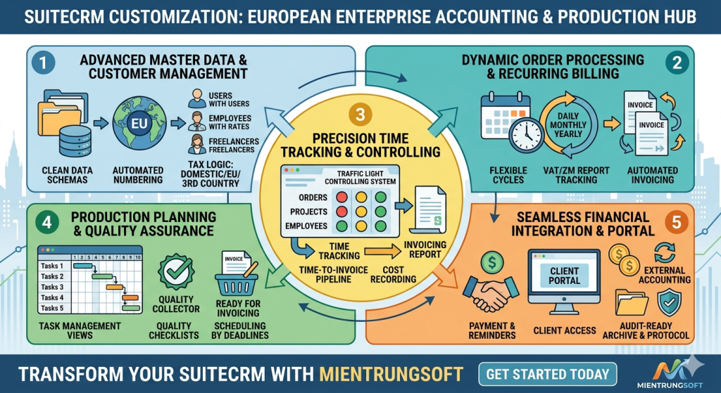 SuiteCRM customization services for accounting