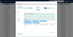 Abstract representation of automated SuiteCRM email generation and intelligent workflows